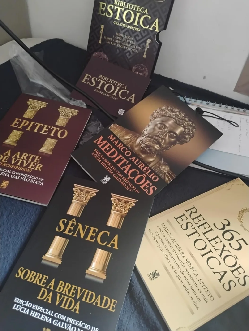 Foto enviada por Mariana Costa do Box Biblioteca Estoica