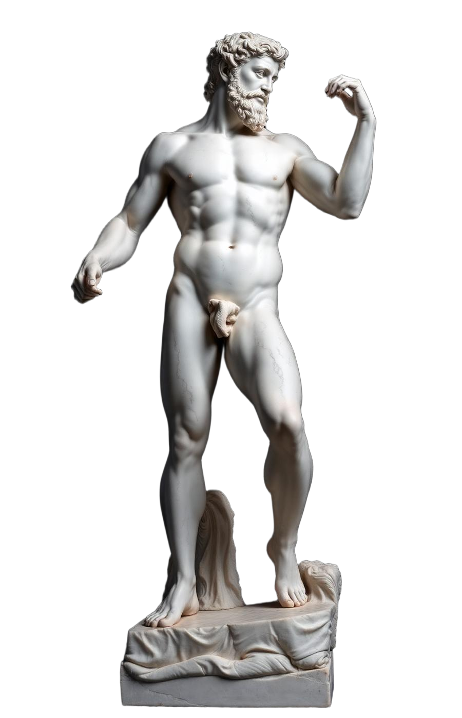 Estátua clássica de mármore