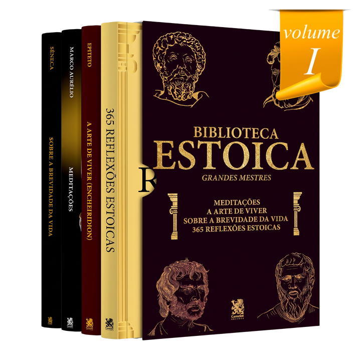 Estoicismo — Grandes Mestres Vol. I, Box com 4 Livros