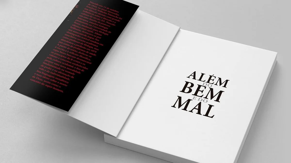 Páginas internas da coleção Nietzsche